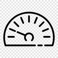 speed, mph, kilometer, gps icon svg