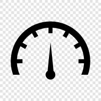 speedometer, rpm, odometer, car icon svg