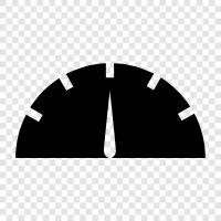 speedometer, RPM, engine, fuel icon svg