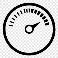 speedometer needle, tachometer, speedo, speedometer cable icon svg