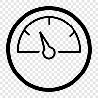 speedometer reading, mph, speedometer calibration, speedometer error icon svg