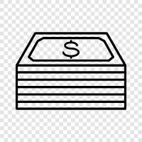 spending, budgeting, saving, investments icon svg