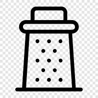 spice grater, pepper grater, food grater, Grater icon svg