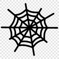 spider, web, cobwebs, spiderwebs icon svg