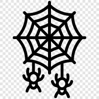 Spider Webs, Spider Silk, Spider Silk Fabric, Spider Silk Fabric Material Значок svg