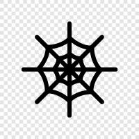 Spider Webs, Spider Web Construction, How, Spider Web icon svg