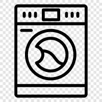 spin cycle, clothes, Tumble dryer, laundry icon svg