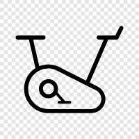 spinning class, stationary bike, cycling, exercise icon svg