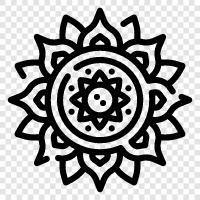 spiritual, chakra, meditation, yoga icon svg