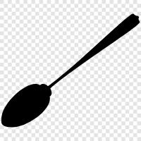 Löffel, Utensil, Kochen, Essen symbol