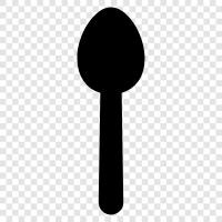 spoonful, tablespoon, tablespoonful, dessert spoon icon svg