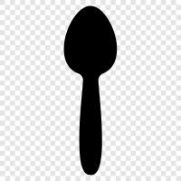 spooning, eating, food, utensils icon svg