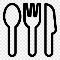 spoons, kitchen, utensils, bakeware icon svg