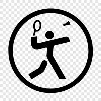 sport, racket, court, exercise icon svg