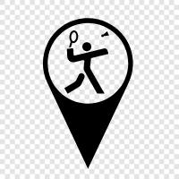 sport, exercise, racket, shuttlecock icon svg