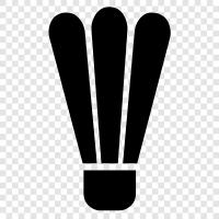 sport, game, racket, shuttlecock icon svg