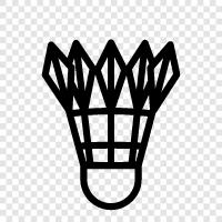 Sport, Bewegung, Wettkampf, Shuttlecock symbol