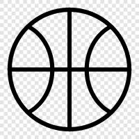 Sport, körperliche Aktivität, Sportunterricht, Basketball symbol