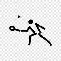 sport, activity, racquet, shuttlecock icon svg