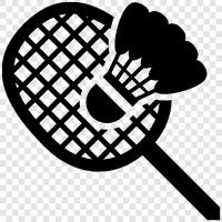 sport, racket, sport equipment, birdie icon svg