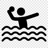 spor, yüzme, aquatic, Water Polo ikon svg