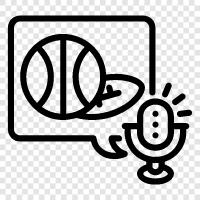 sportcasts, sport radio, sports talk, sports talk show icon svg