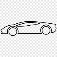 sports car, Italian, luxury, performance icon svg