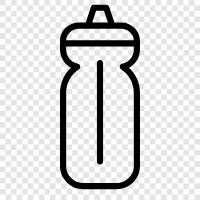 Sportgetränk, Sportgetränk Flasche, Sport Wasserflasche, Sport symbol