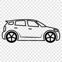 sports utility vehicle, crossover, car, driving icon svg