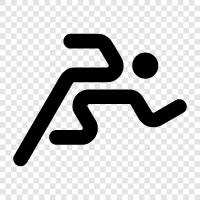 sprinting, running, race, running race icon svg