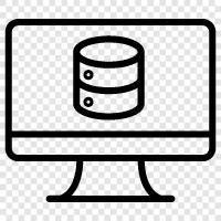 sql, mysql, dbase, data icon svg