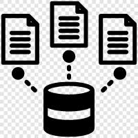 sql, Daten, Informationen, Tabelle symbol