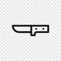 stabbing, cutting, kitchen, butcher icon svg