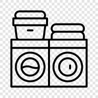 stain removal, laundry detergent, laundry baskets, laundry room icon svg