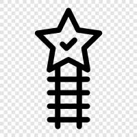 stairs, ascending, descending, Ladder icon svg