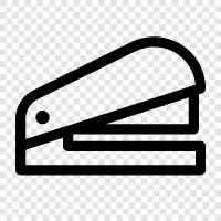 stapler machine, staples, office supplies, office equipment icon svg