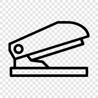 staples, fasteners, office, office supplies icon svg