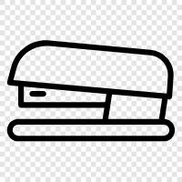 staples, office supplies, office equipment, Stapler icon svg