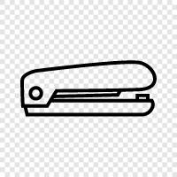 staples, paper, office, office supply icon svg