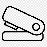 staples, office supplies, office supplies store, Stapler icon svg