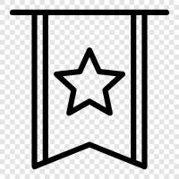 star, medals, awards, recognition icon svg