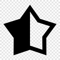 Star half icon svg