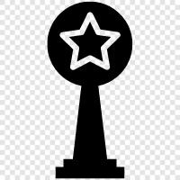 star, trophy, awards, recognition icon svg