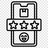 star rating, ratings, score, rating system icon svg