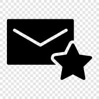 starred email, starred notification, starred message on phone, starred message on computer icon svg