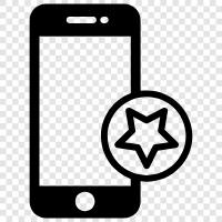 starred phone, starred iphone, iphone starred, iph icon svg