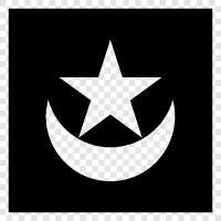 stars and moon, night sky, astronomy, planets icon svg