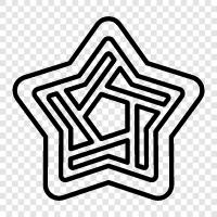 Sterne, himmlisch, Nacht, Galaxie symbol