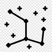 Sterne, Nacht, Himmel, Skywatching symbol