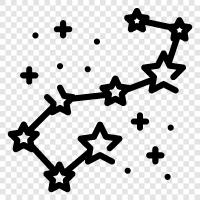 stars, sky, night, galaxy icon svg